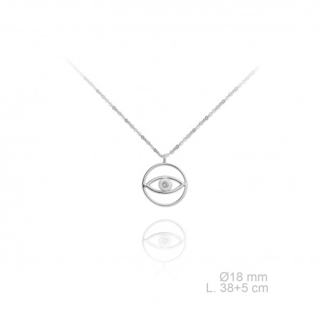 Silver Necklaces with Cubic Zirconium