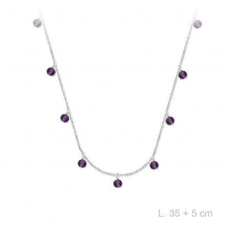 Gargantilla Choker Fantasía Morada