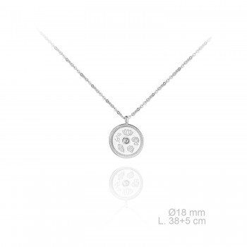 Silver Necklaces with Cubic...