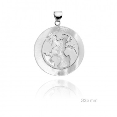 Silver Pendants with Mother of Pearls 