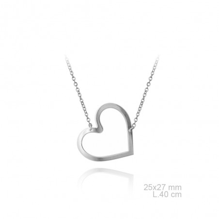 Gargantilla Corazón Silueta
