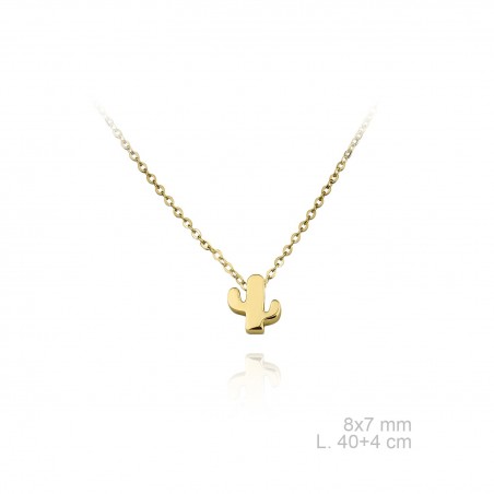 Gargantilla Cactus Dorada