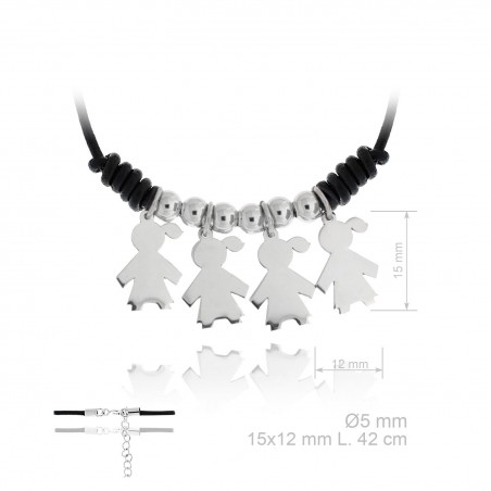 Gargantilla de Plata de Ley 