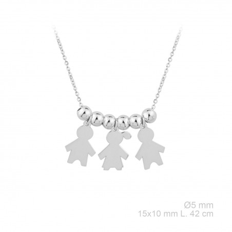 Gargantilla Fetiches Niño-Niña-Niño