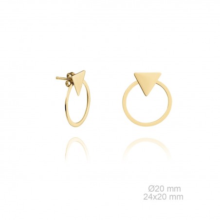 Boucles d'oreilles Argent lisse