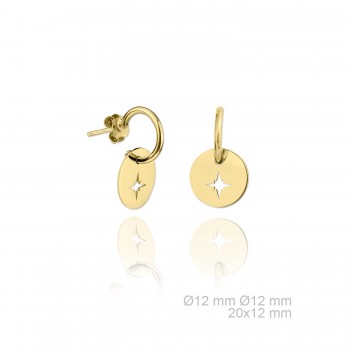 Pendientes Aro destello...