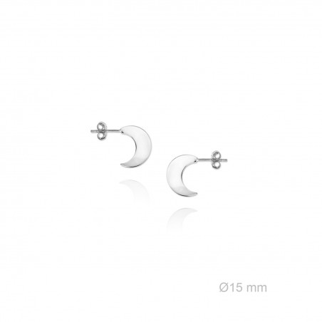 Boucles d'oreilles Argent lisse