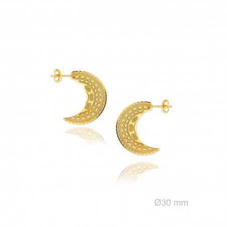 Pendientes Luna Colecc. IncaDorad.