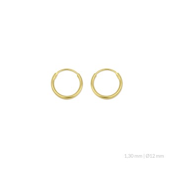 Silver Earrings | Ø12 mm