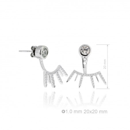 Boucles d'oreilles en Argent