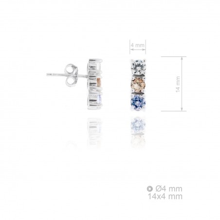 Boucles d'oreilles en Argent
