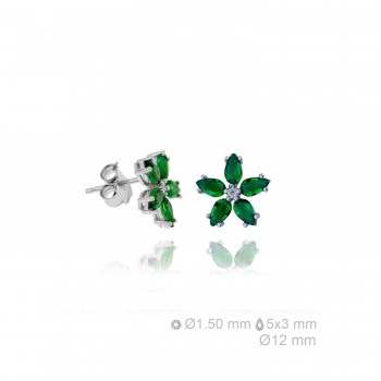Pendientes de plata con...