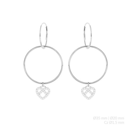 Boucles d'oreilles en Argent