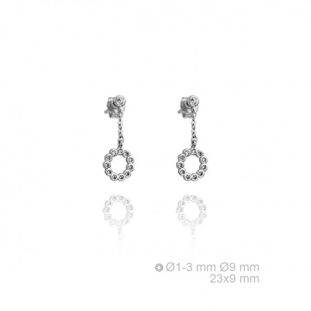 Boucles d'oreilles en Argent