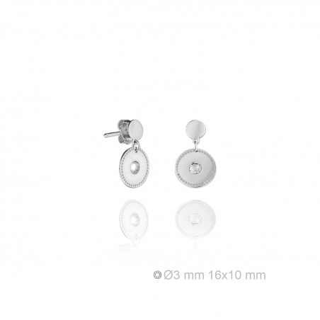 Boucles d'oreilles en Argent