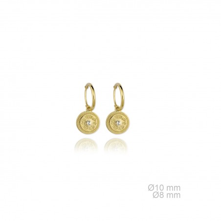Silver Earrings with Cubir Zirconium 