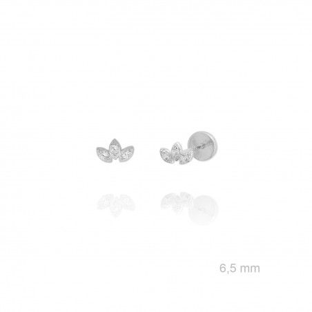 Silver Earrings with Cubir Zirconium