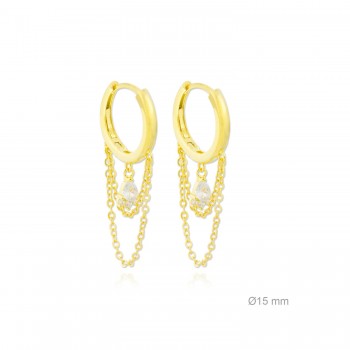 Boucles d'oreilles en Argent
