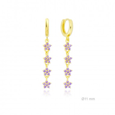 Boucles d'oreilles en Argent