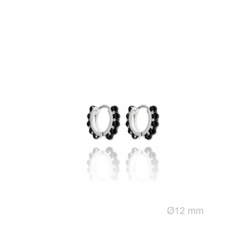 Aritos Soho Perla Negra
