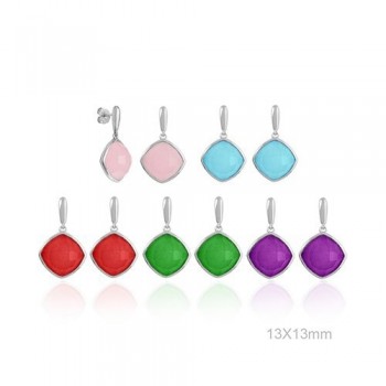 Boucles d'oreilles Perle/Gemme