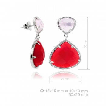 Earrings Pearl/Gem