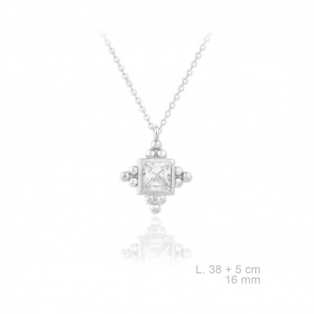 Silver Necklaces with Cubic Zirconium