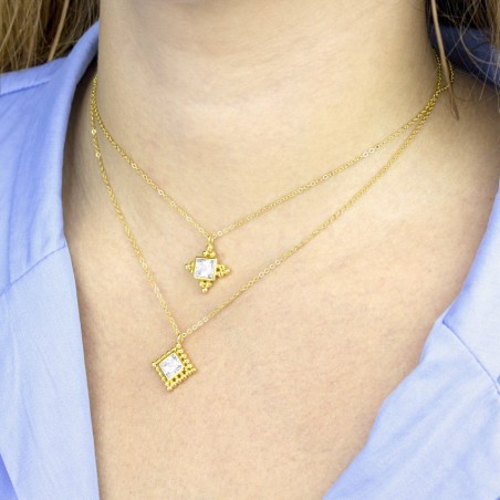 Silver Necklaces with Cubic Zirconium