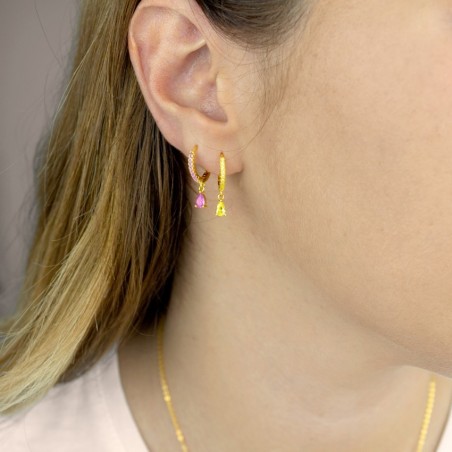 Silver Earrings with Cubir Zirconium