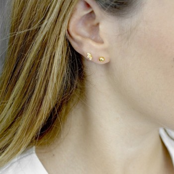 Silver Earrings with Cubir... 2