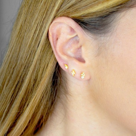 Silver Earrings with Cubir Zirconium