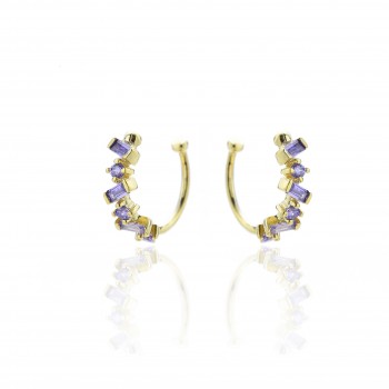 Pendientes Earcuff Dorado...