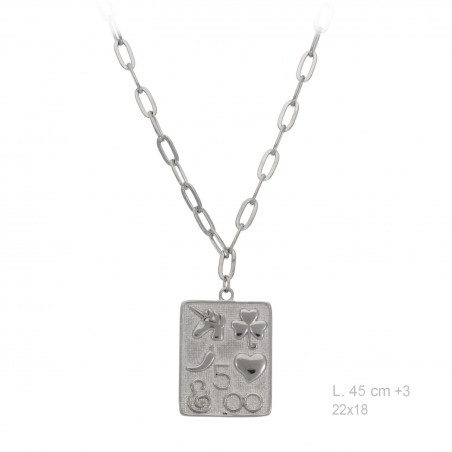 Gargantilhas Prata lisa