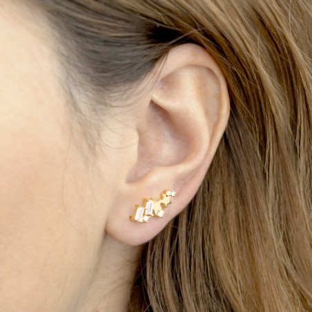 Escaladores de orelha Prata Esterlina