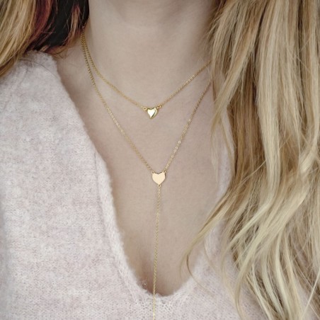 Silver necklace with cubic zirconium