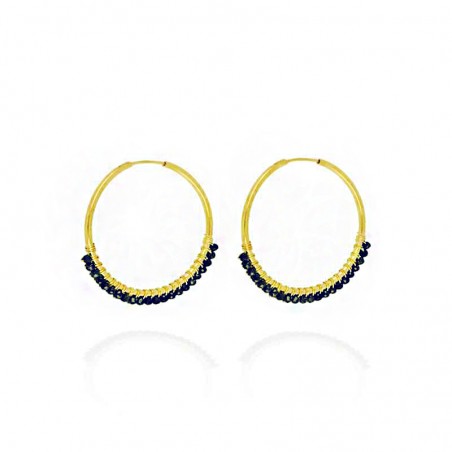 Boucles d'oreilles Perle/Gemme