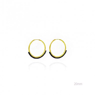 Boucles d'oreilles Perle/Gemme