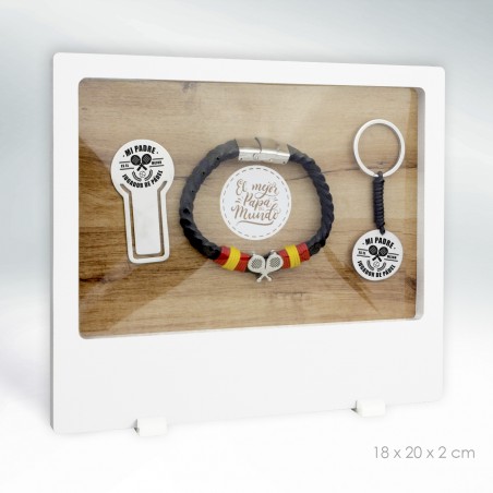 Father's Day Packs - Stainless Steel Book-Markers, bracelet and key-ring