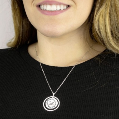 Sautoir en Argent avec zirconne