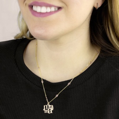 Gargantilla de Plata de Ley con circonitas