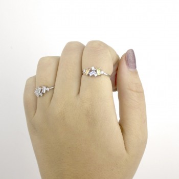 Anel de Prata Esterlina e... 2