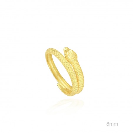 Anillo Dorado Serpiente