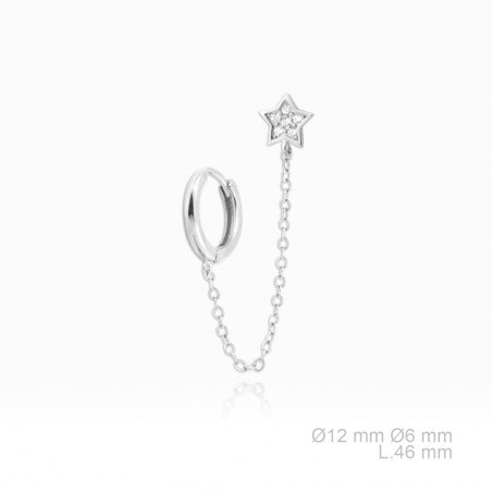 Boucles d'oreilles en Argent