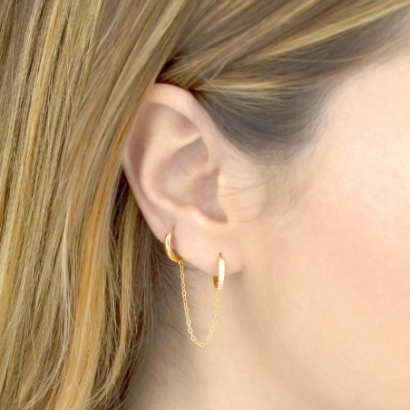 Silver Earrings with Cubir Zirconium