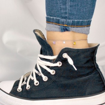 Bracelet de Cheville en Argent 2