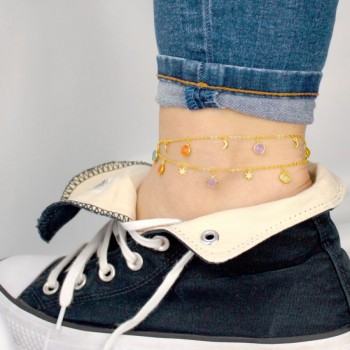 Bracelet de Cheville en Argent 2