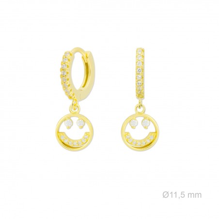 Aros Laila - Smile circonita Dorados