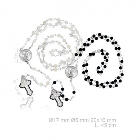 Chapelet en argent sterling