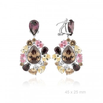 Silver earrings