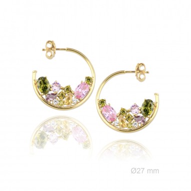 Silver earrings